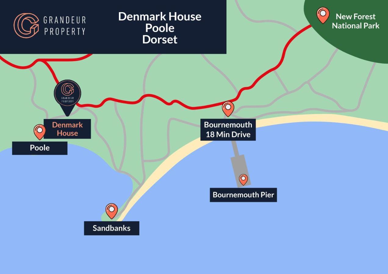 Denmark House By Grandeur Property Βίλα Poole Εξωτερικό φωτογραφία